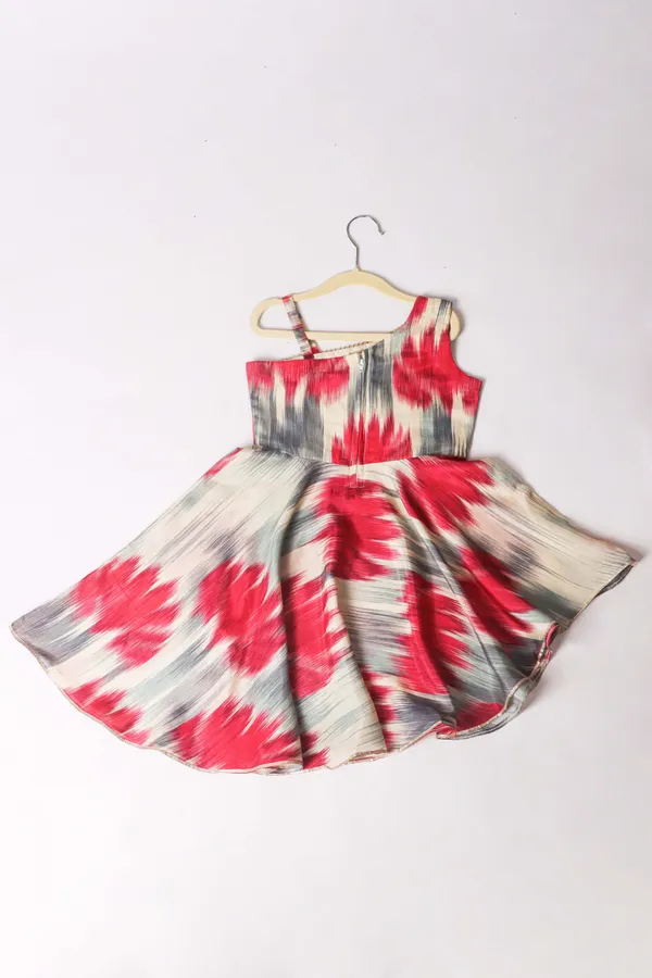 Princess_Twirl_Anarkali_Dress_Red_Grey_Party_Wear