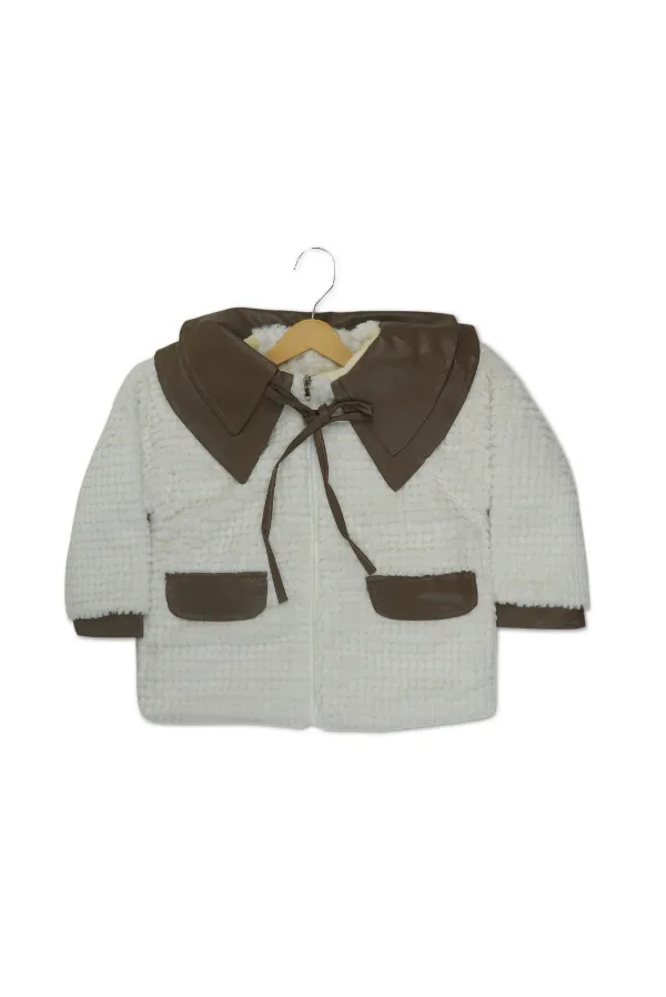 White_Fur_Jacket_With_Dark_Brown_Leather_Accents
