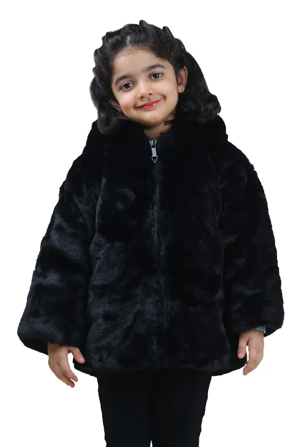 Black_Faux_Fur_Hooded_Jacket_With_Bear_Ears