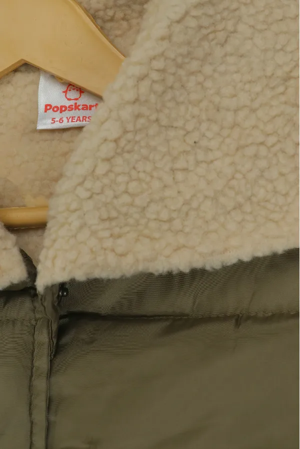 Olive_Sherpa_Style_Quilted_Half_Jacket