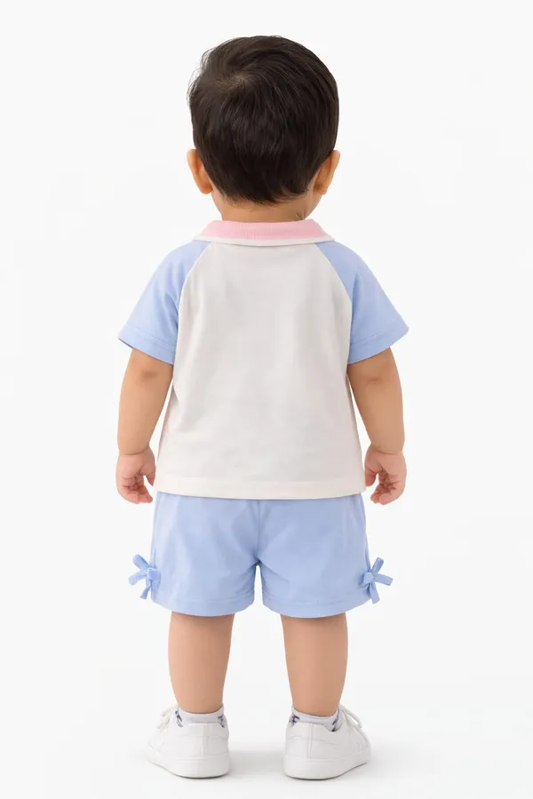 Baby_Boy_Girl_Cotton_Summer_Clothing_Set_Cute_Rabbit_Applique_Polo_T_Shirt_Shorts_Outfit_Blue
