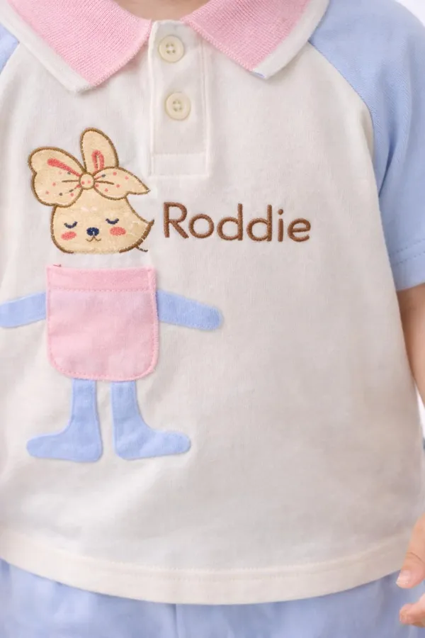 Baby_Boy_Girl_Cotton_Summer_Clothing_Set_Cute_Rabbit_Applique_Polo_T_Shirt_Shorts_Outfit_Blue