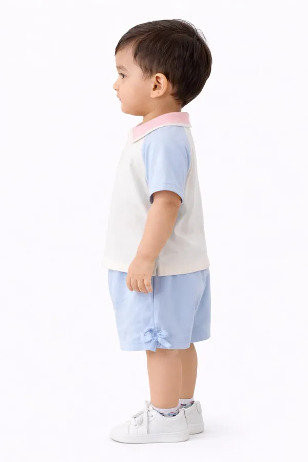 Baby_Boy_Girl_Cotton_Summer_Clothing_Set_Cute_Rabbit_Applique_Polo_T_Shirt_Shorts_Outfit_Blue