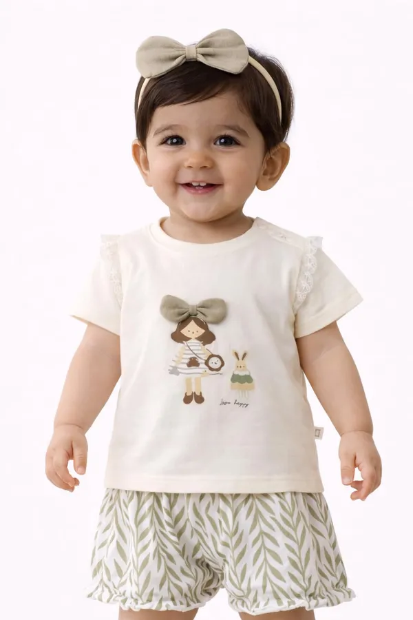 Baby_Girl_Cotton_Clothing_Set_Cute_Doll_Bow_Printed_Top_Shorts_Outfit_Soft_Summer_Toddler_Dress_Set_Cream