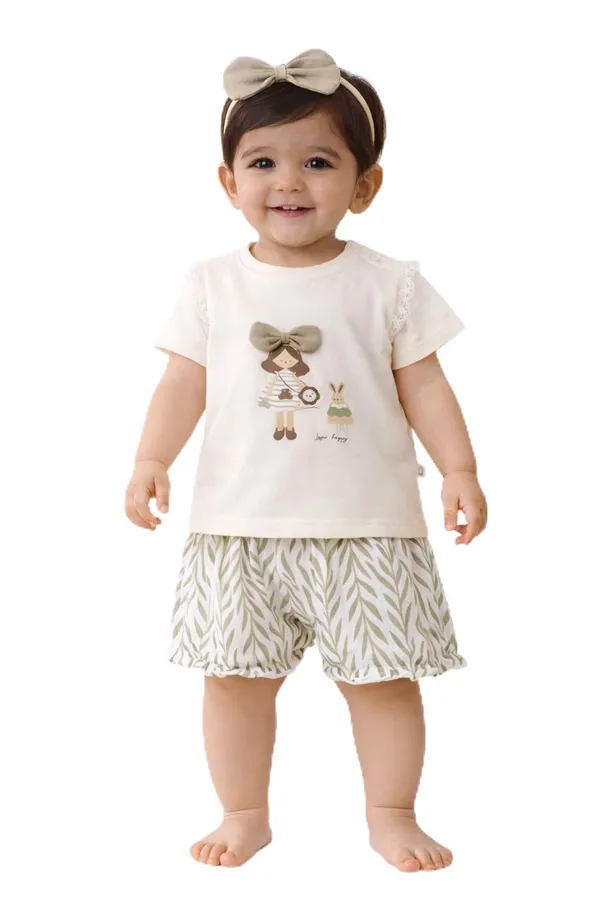 Baby_Girl_Cotton_Clothing_Set_Cute_Doll_Bow_Printed_Top_Shorts_Outfit_Soft_Summer_Toddler_Dress_Set_Cream