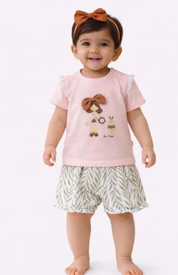 Baby_Girl_Cotton_Clothing_Set_Cute_Doll_Bow_Printed_Top_Shorts_Outfit_Soft_Summer_Toddler_Dress_Set_Pink