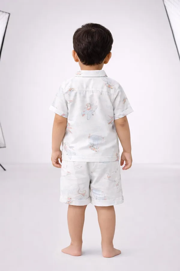 Baby_Boy_Cotton_Printed_Shirt_Shorts_Clothing_Set_Half_Sleeve_Summer_Co_Ord_Outfit_Soft_Breathable_Toddler_Casual_Wear