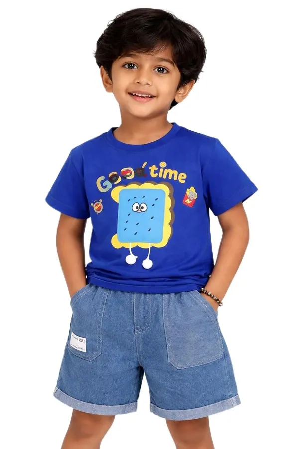 Boys_Cotton_Printed_T_Shirt_And_Denim_Shorts_Set_Cute_Cartoon_Graphic_Summer_Outfit_For_Kids_Casual_2_Piece_Clothing_Set_Blue