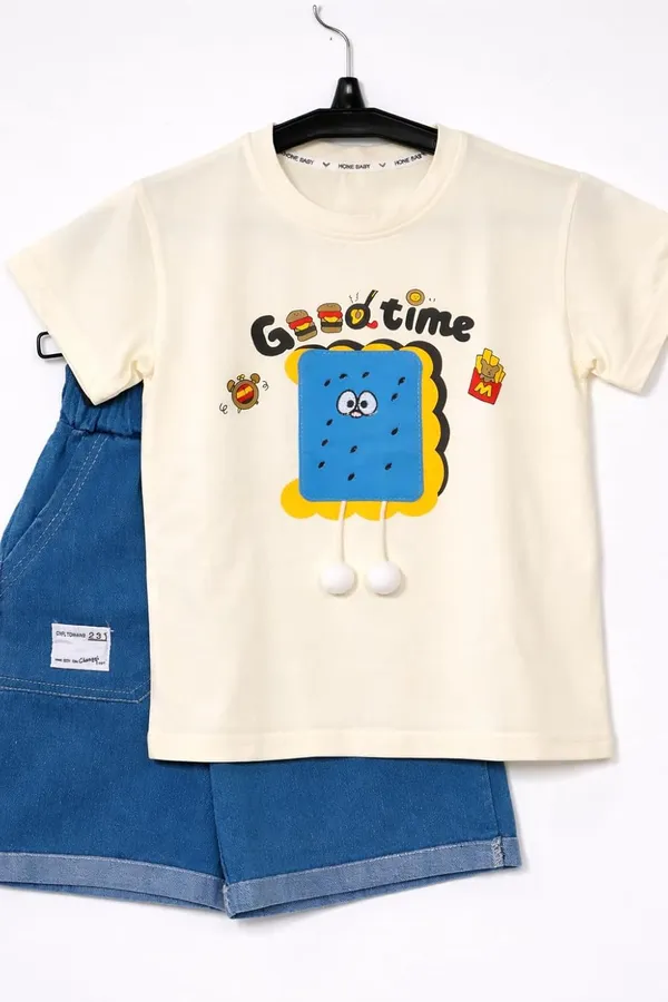 Boys_Cotton_Printed_T_Shirt_And_Denim_Shorts_Set_Cute_Cartoon_Graphic_Summer_Outfit_For_Kids_Casual_2_Piece_Clothing_Set_Blue
