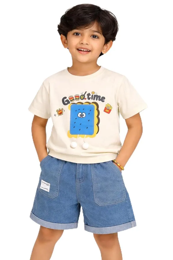 Boys_Cotton_Printed_T_Shirt_And_Denim_Shorts_Set_Cute_Cartoon_Graphic_Summer_Outfit_For_Kids_Casual_2_Piece_Clothing_Set_Grey