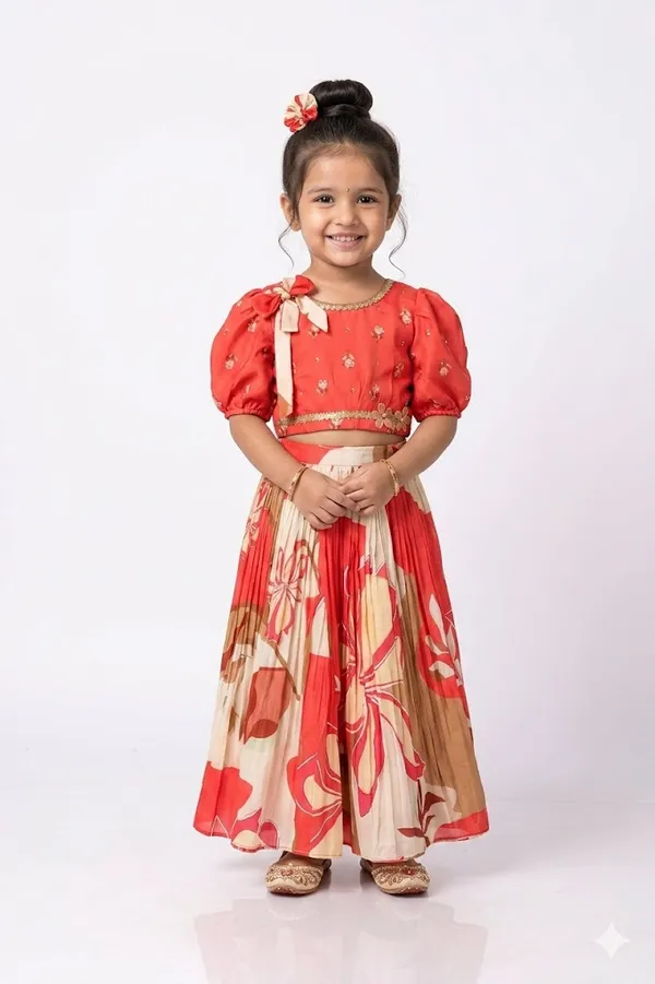 Coral_Floral_Print_Ethnic_Set