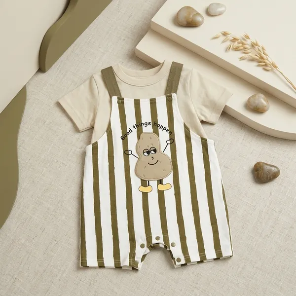Baby_Boy_Girl_Cotton_Dungaree_Romper_Set_With_T_Shirt_Cartoon_Printed_Suspender_Shorts_Outfit_Soft_Summer_Toddler_Clothing_Set_Olive_Green