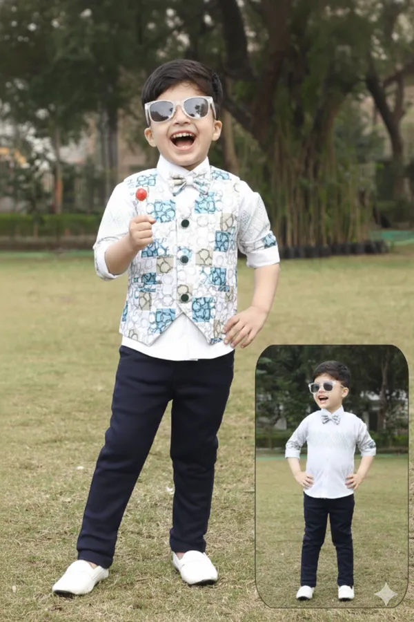 Aqua_Blue_Polyester_Blend_Jacket_Suit_For_Kids
