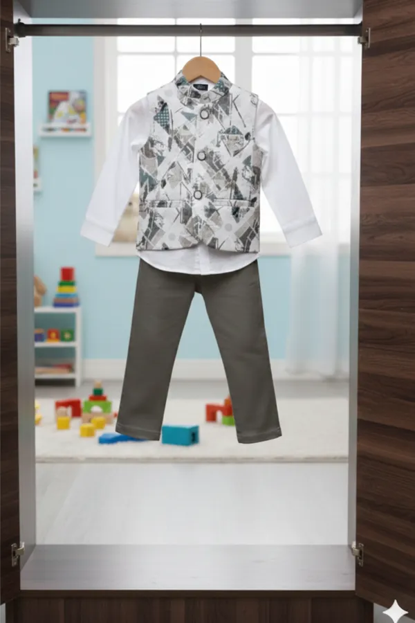 Aqua_Blue_Polyester_Blend_Jacket_Suit_For_Kids