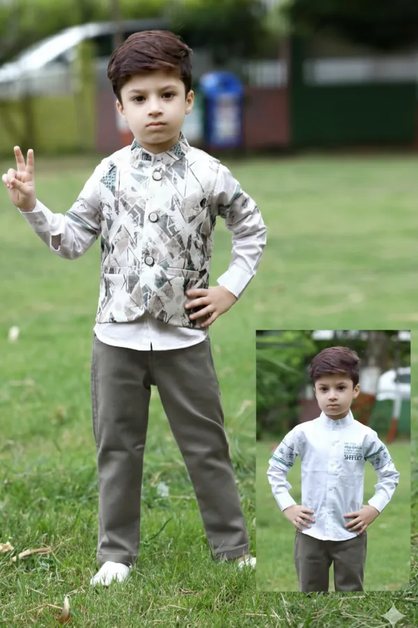 Aqua_Blue_Polyester_Blend_Jacket_Suit_For_Kids