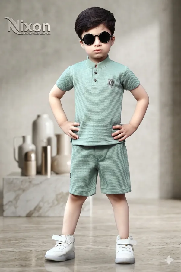 Green_Cotton_Co-Ord_Set_For_Kids