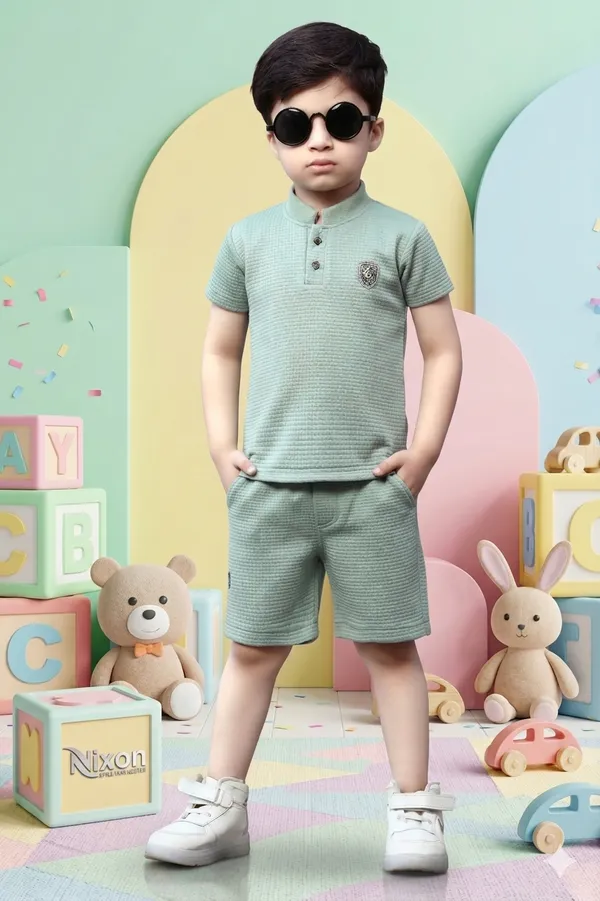 Green_Cotton_Co-Ord_Set_For_Kids