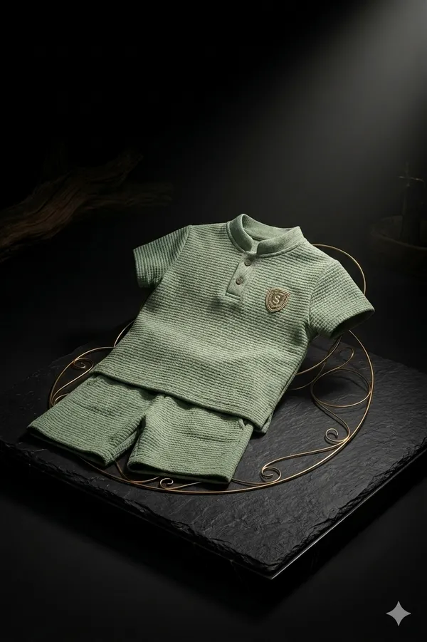 Green_Cotton_Co-Ord_Set_For_Kids
