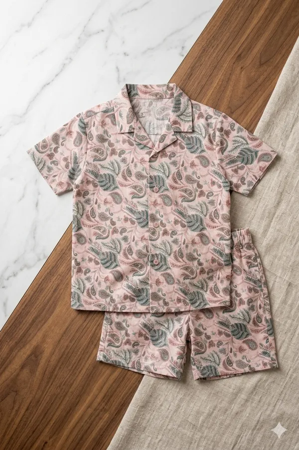 Pink_Cotton_Outfit_Set_For_Kids
