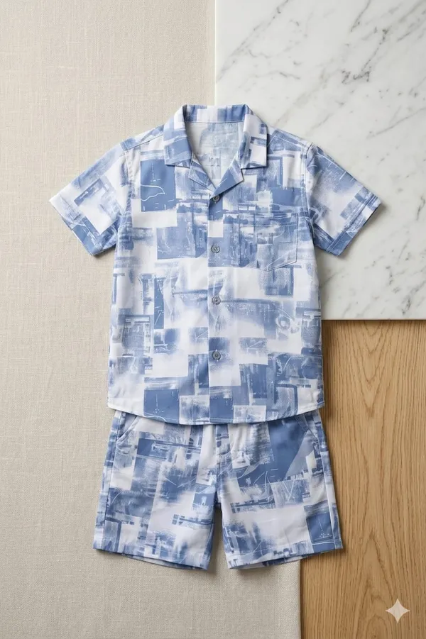 Blue_Cotton_Blend_Co-Ord_Set_For_Kids