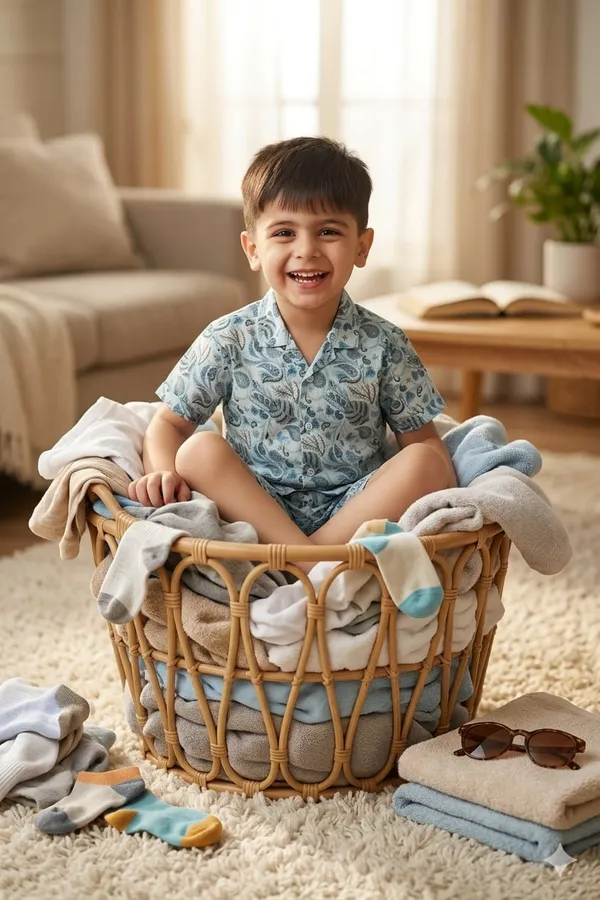 Aqua_Blue_Cotton_Outfit_Set_For_Kids