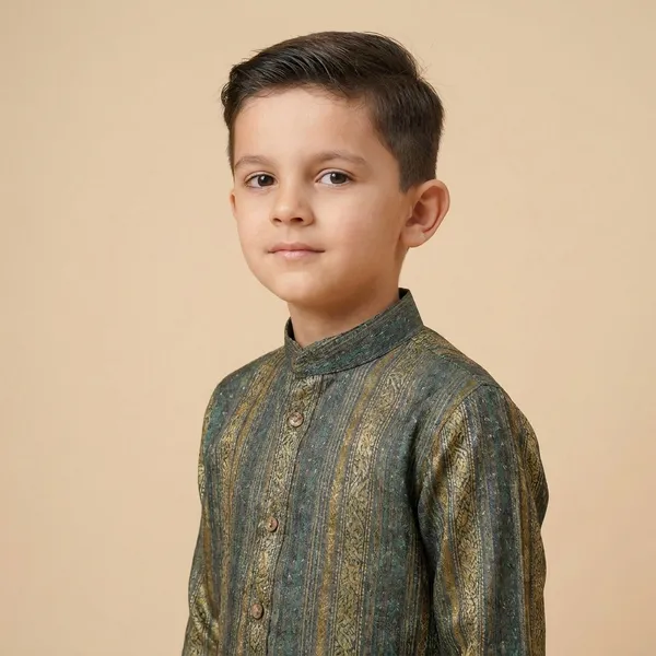 Boys_Blue_Striped_Kurta_With_White_Pyjama_Set