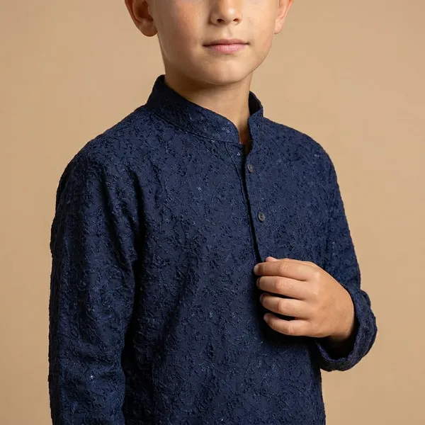 Boys_Navy_Blue_Embroidered_Kurta_Pajama_Set