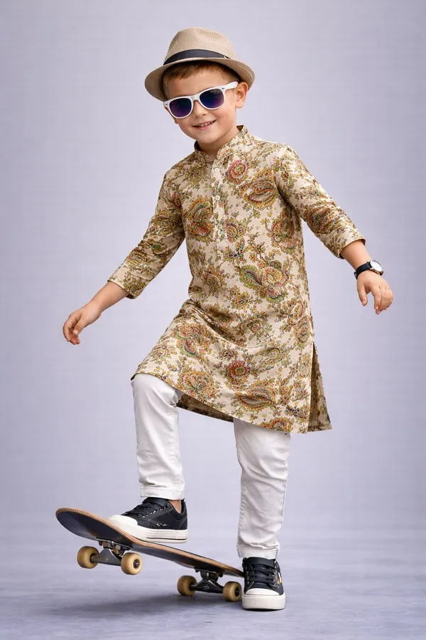 Boys_Traditional_Ethnic_Kurta_Set_With_Floral_Print