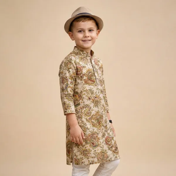Boys_Traditional_Ethnic_Kurta_Set_With_Floral_Print