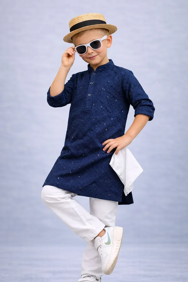 Boys_Navy_Blue_Kurta_Pajama_Set_With_White_Contrast