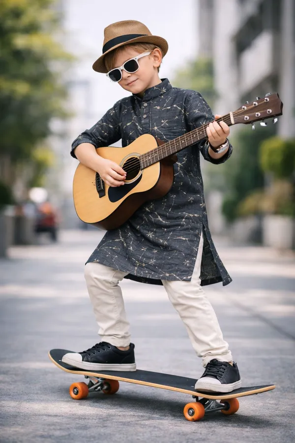 Boys_Black_Ethnic_Kurta_Pajama_Set