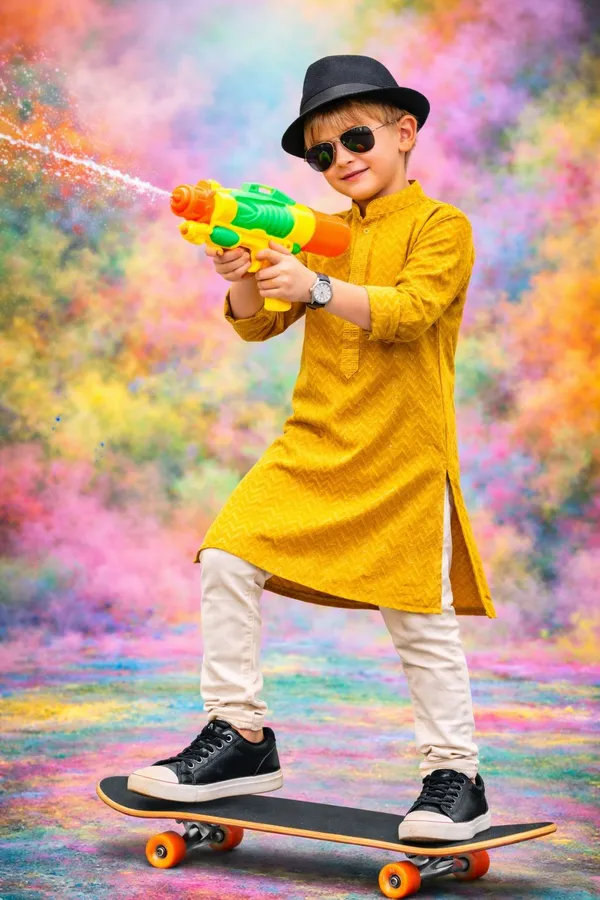 Boys_Ethnic_Yellow_Kurta_Pajama_Set