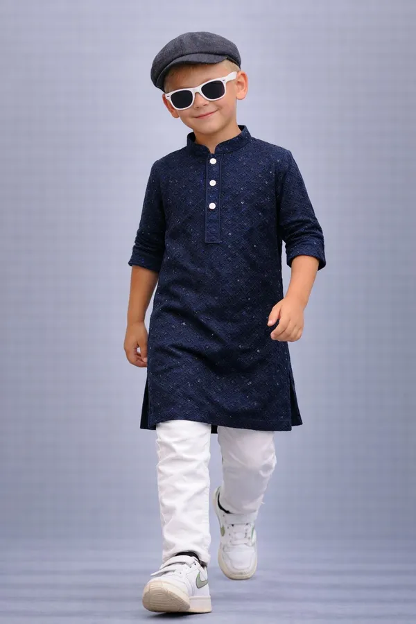 Boys_Navy_Blue_Embroidered_Kurta_Pajama_Set