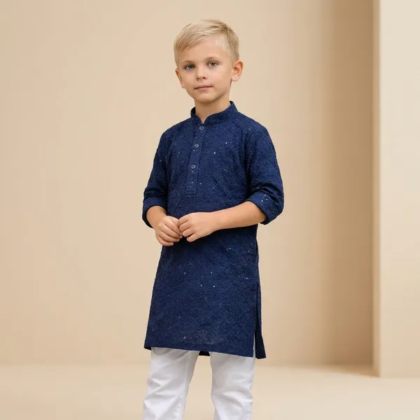 Boys_Navy_Blue_Kurta_Pajama_Set_With_White_Contrast