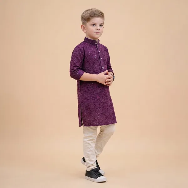 Boys_Purple_Kurta_Pajama_Set_For_Kids_Traditional_Ethnic_Wear