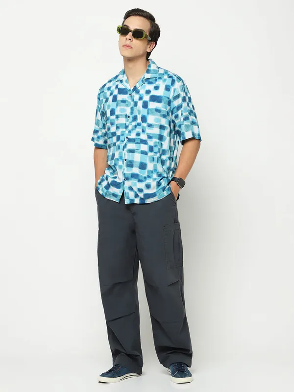 Checked_Oversized_Viscose_Shirt_100%_Viscose_Oversized_Fit
