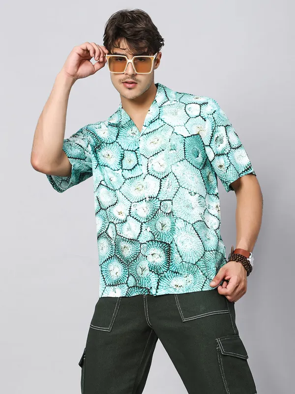 Grunge_Floral_Texture_Oversized_Viscose_Shirt_100%_Viscose_Oversized_Fit