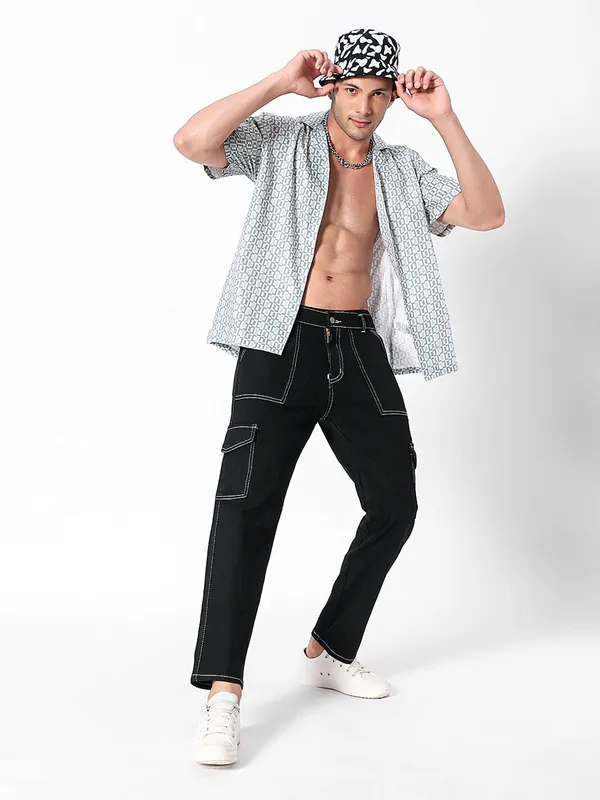 Geometric_Square_Oversized_Cotton_Shirt_100%_Cotton_Oversized_Fit