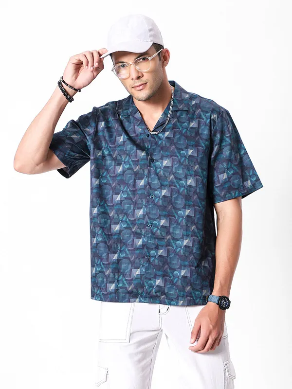 Geo_Optical_Oversized_Cotton_Shirt_100%_Cotton_Oversized_Fit