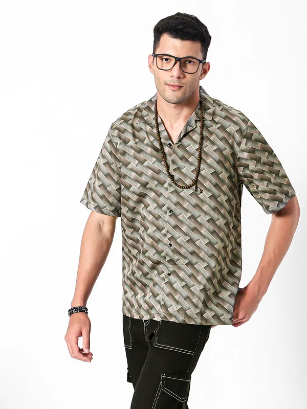 Cross_Lines_Geo_Oversized_Cotton_Shirt_100%_Cotton_Oversized_Fit