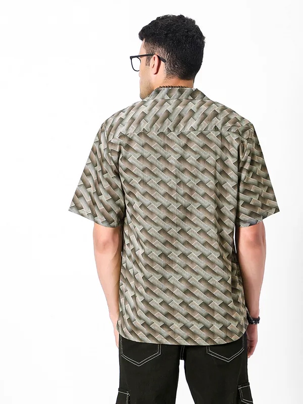 Cross_Lines_Geo_Oversized_Cotton_Shirt_100%_Cotton_Oversized_Fit