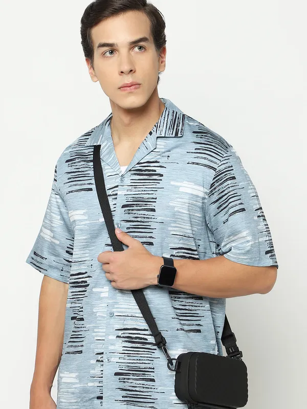 Brush_Abstract_Stroke_Oversized_Cotton_Shirt_100%_Cotton_Oversized_Fit