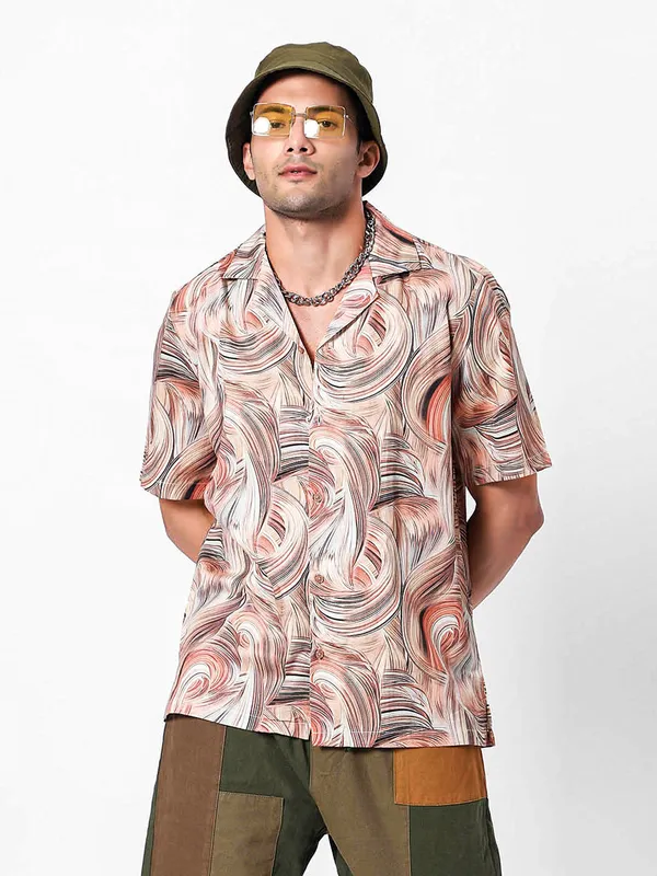 Retro_Swirl_Oversized_Cotton_Shirt_100%_Cotton_Oversized_Fit