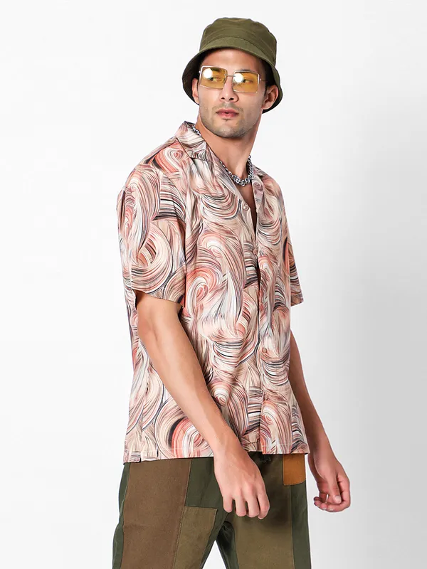 Retro_Swirl_Oversized_Cotton_Shirt_100%_Cotton_Oversized_Fit