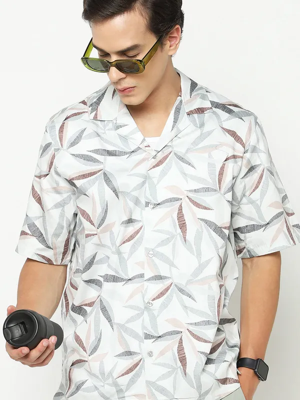 Inline_Leaves_Oversized_Cotton_Shirt_100%_Cotton_Oversized_Fit