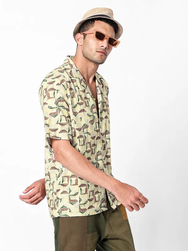Drawn_Geometric_Oversized_Cotton_Shirt_100%_Cotton_Oversized_Fit