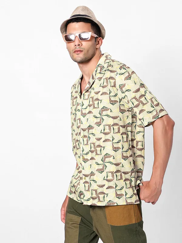 Drawn_Geometric_Oversized_Cotton_Shirt_100%_Cotton_Oversized_Fit