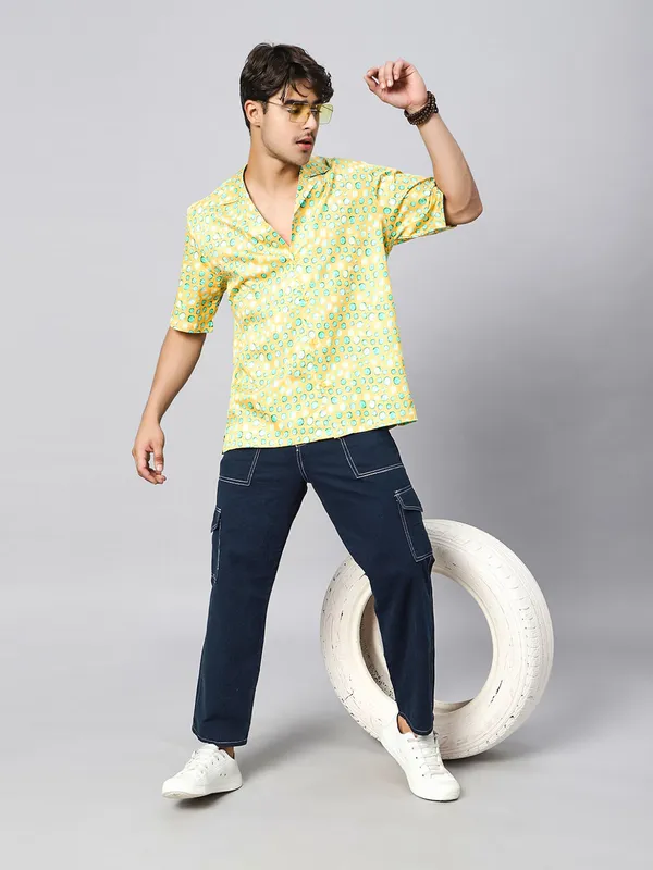 Polka_Splash_Oversized_Cotton_Shirt_100%_Cotton_Oversized_Fit