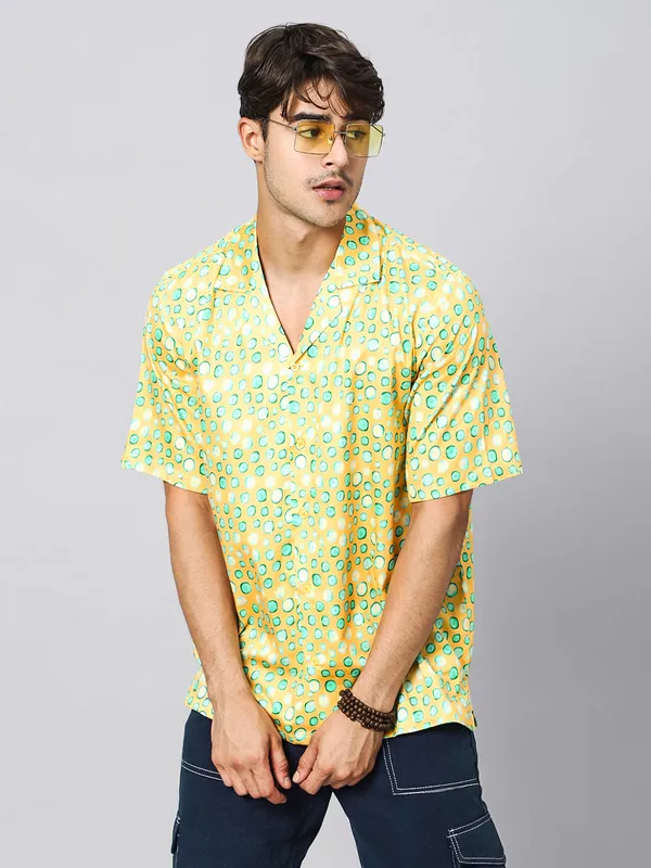 Polka_Splash_Oversized_Cotton_Shirt_100%_Cotton_Oversized_Fit