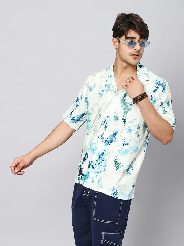 Technicolour_Tribe_Oversized_Viscose_Shirt_100%_Viscose_Oversized_Fit